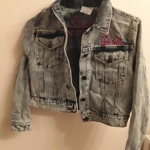 Barbie Cropped Denim Jacket